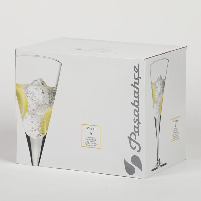 6 coupe à eau V-LINE 26 cl