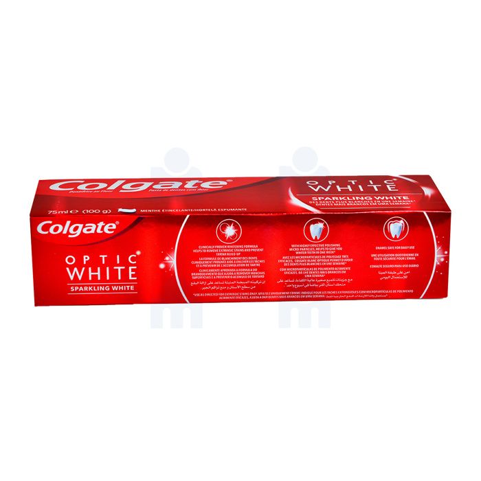 Dentifrice optic white sparkling white 75ml - COLGATE