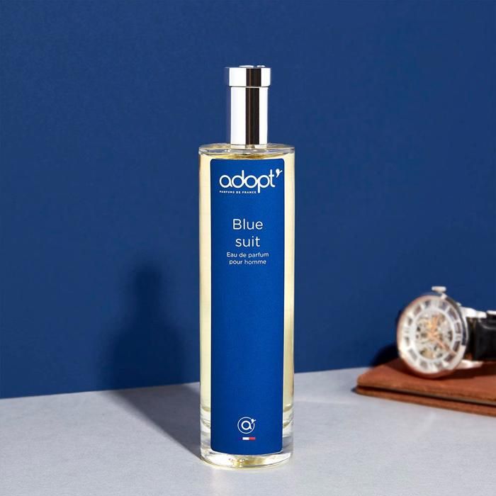 Eau de parfum - ADOPT - BLUE SUIT - 100ml - Fraîche - Agrumes - Aromatique