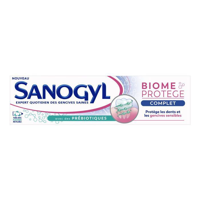 SANOGYL DENTIFRICE SOIN DENTS BIOME PROTEGE COMPLET 75 ML