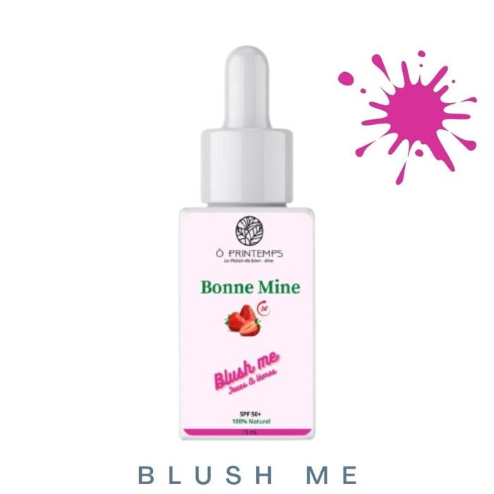 Blush - Ô PRINTEMPS - Bonne Mine - Lumière Rose - 100% naturel - Maquillage liquide