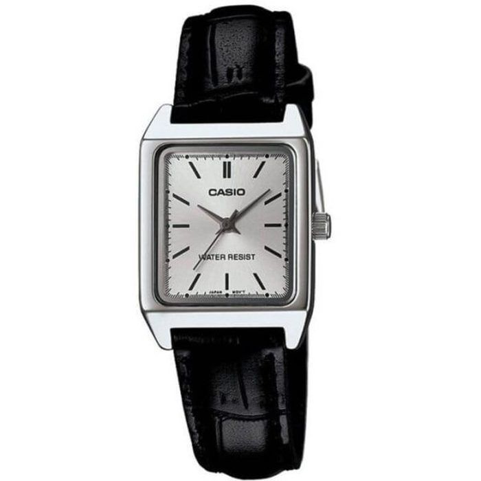 Montre Femme - CASIO - LTP-V007L-7E1UDF - Cuir Noir - Étanche 3 ATM - Quartz