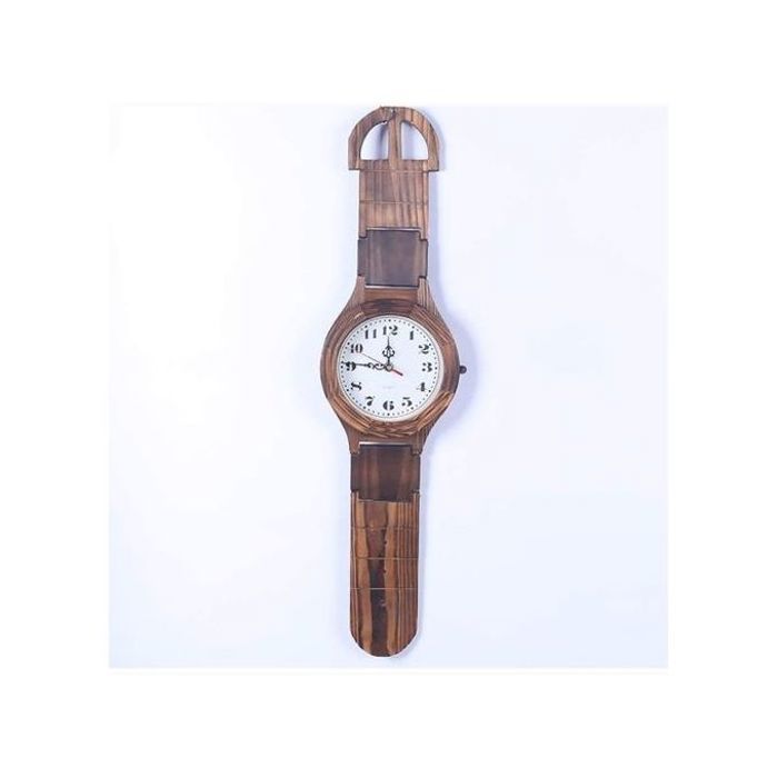 Horloge murale en bois pour bureau Clcok -
