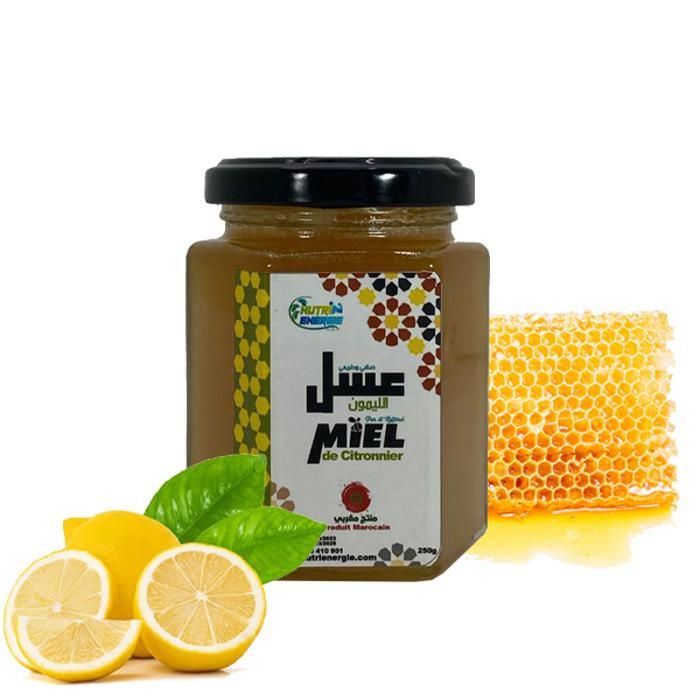 Miel de Citronnier 100 % Pure et Naturelle - 250g - NUTRIENERGIE