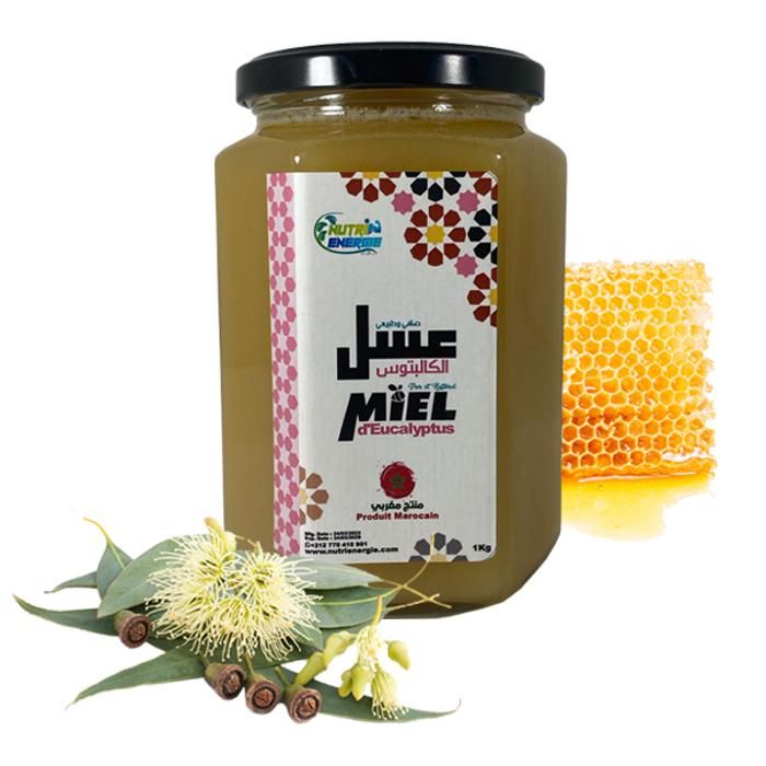 Miel d'Eucalyptus 100 % Pure et Naturelle - 1kg - NUTRIENERGIE
