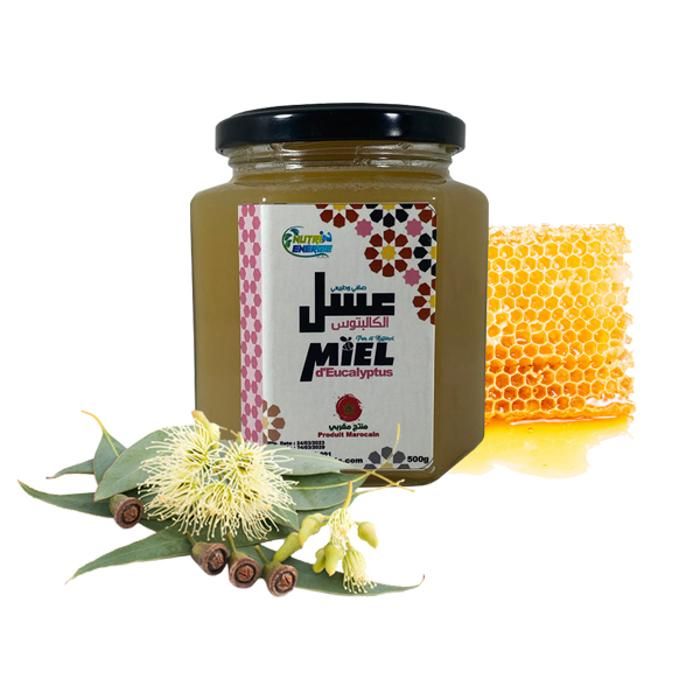 Miel d'Eucalyptus 100 % Pure et Naturelle - 500g- NUTRIENERGIE