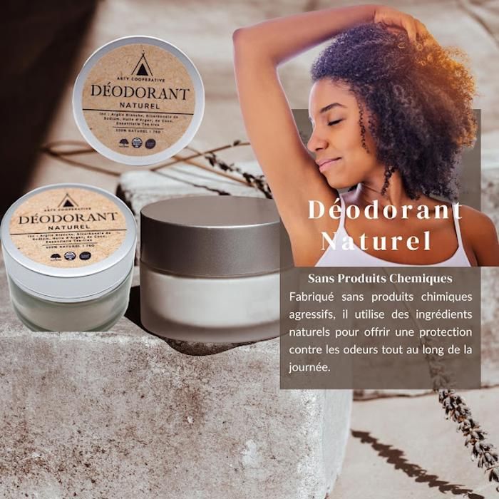 Déodorant naturel : une solution efficace qui garde vos aisselles fraîches et blanches