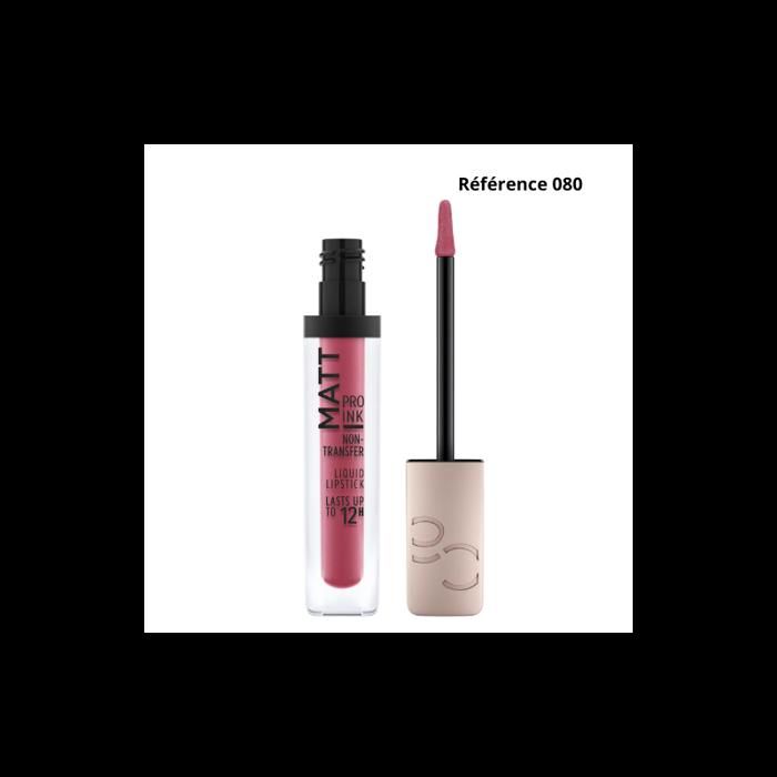 Gloss - CATRICE - GLOSS MATT PRO INK 080 - Rose - Fini mat - Ultra-durable 12h