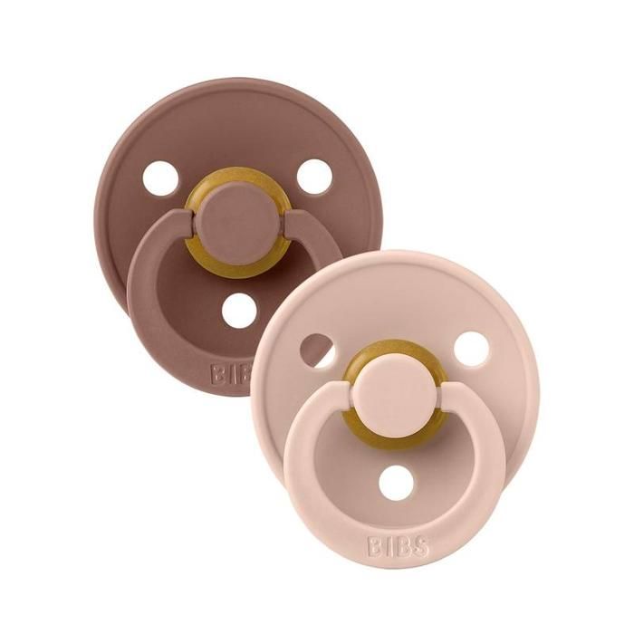 Set de 2 sucettes Wood chuck/ blush 6-18 mois