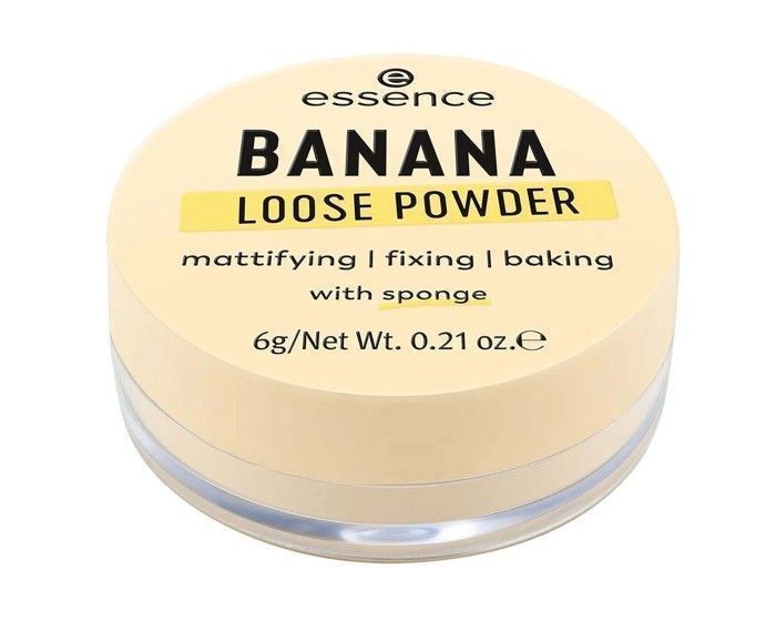 Poudre Libre - Essence - Banana - Teinte jaune tendre - Fixation maquillage - Texture légère