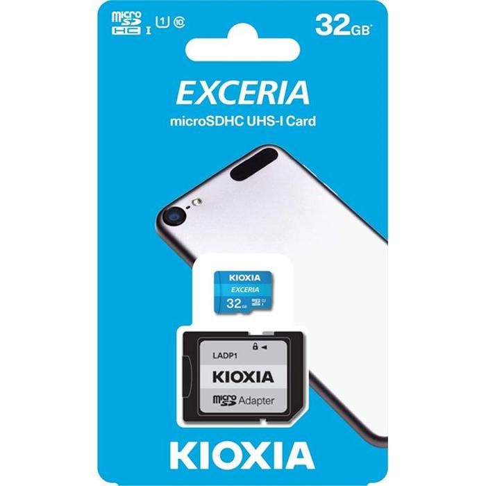 Carte Mémoire micro SDHC UHS-I - 32 GB - EXCERIA