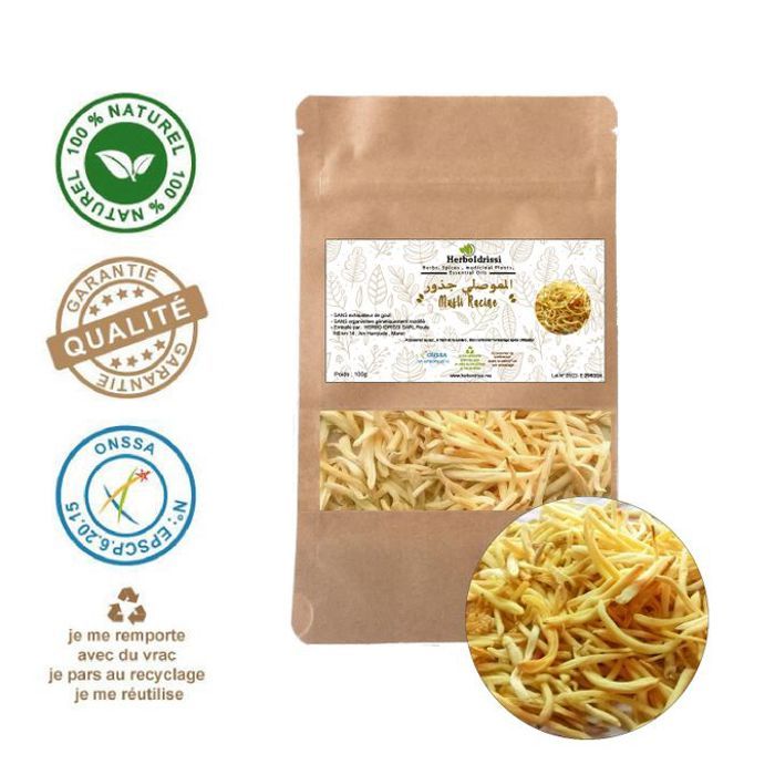 Musli/racine de Musulis blanches chlorophytum Puissance masculine ,100g