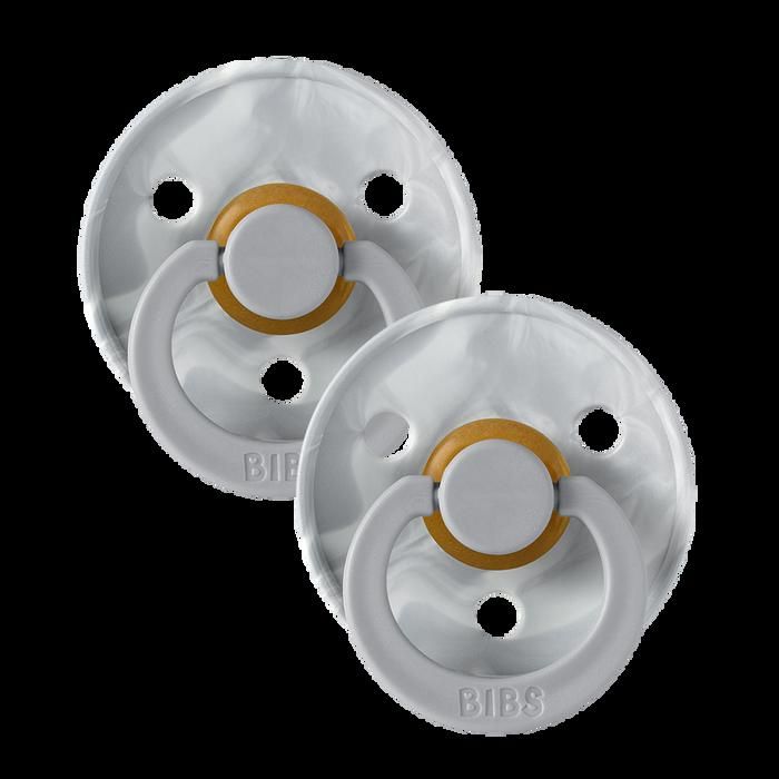 Sucettes BIBS 6 mois+ BIBS Colour 2 Pack Cloud Ivory/Cloud Ivory