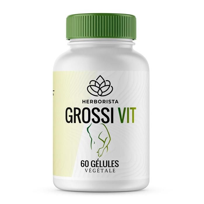 Grossi Vit 60 Gélules 100% naturel qui favorise la prise de poids.