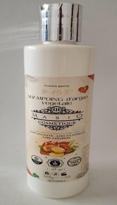 shampoing à base d'argan