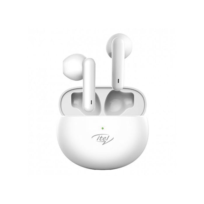 Écouteurs sans fil - ITEL - T1 Neo - Bluetooth 5.1 - 4h autonomie - Intra-auriculaires blancs