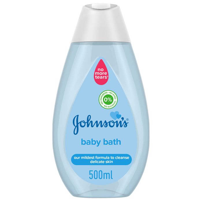 Bain moussant - Johnson Baby - 500 ml - Hypoallergénique - Sans alcool - Gel douche
