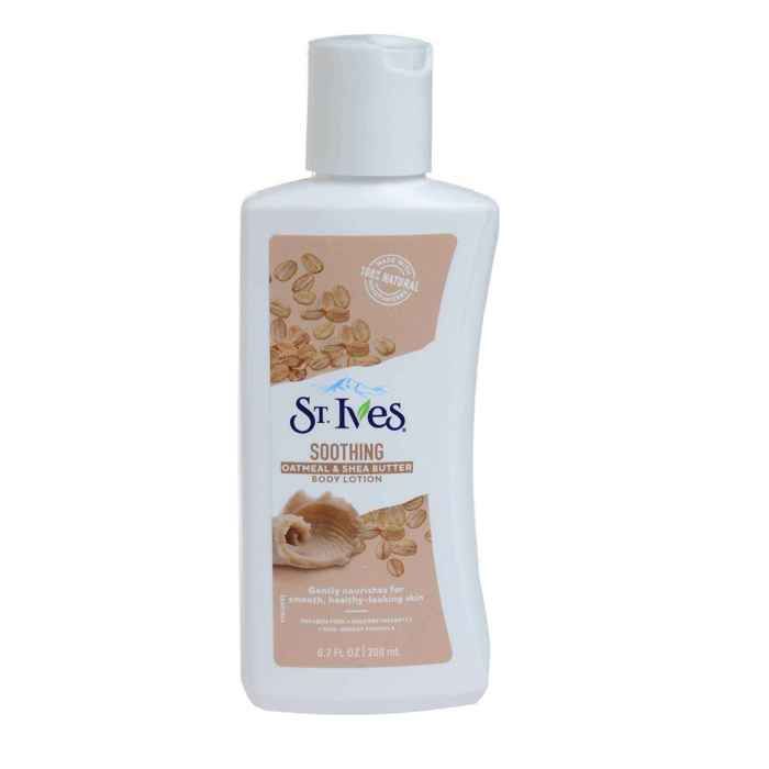 Lotion corporelle apaisante à l'avoine et au beurre de karité 200ml - ST. IVES