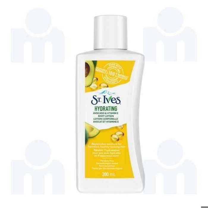 Lotion corporelle hydratante avocat et vitamine E 200ml - ST.IVES