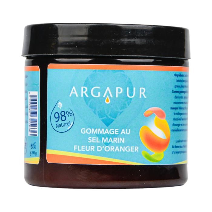 GOMMAGE AU SEL ENRICHIE A L'ARGAN - FLEUR D'ORA