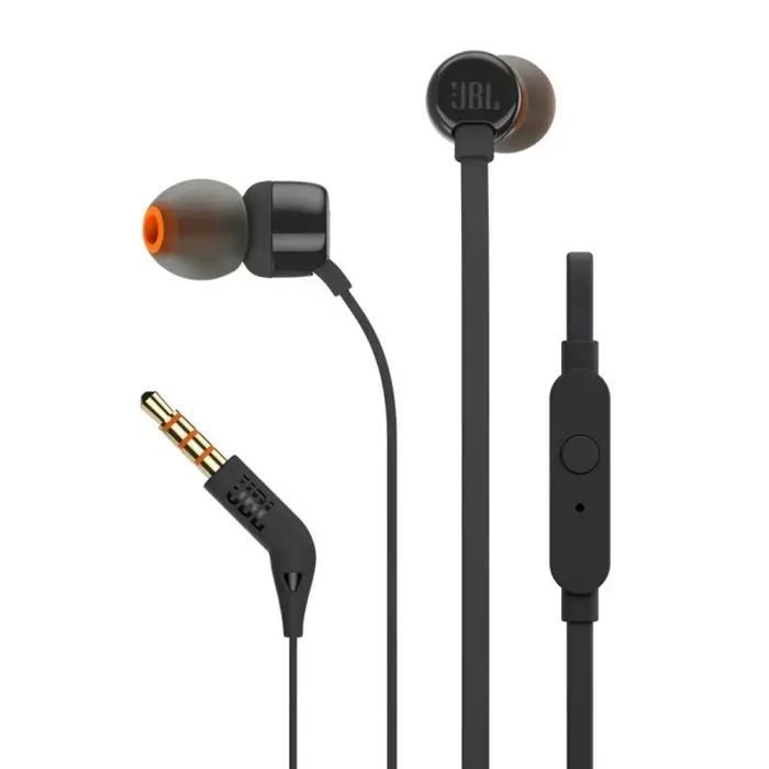 ECOUTEURS T110 A/MIC NOIR JBL
