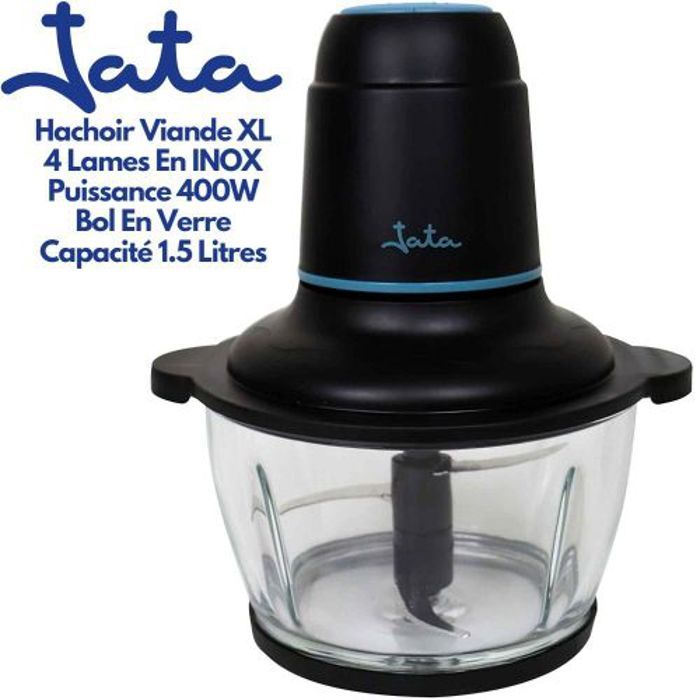 HACHOIR BOL EN VERRE 400W 1,5L JATA