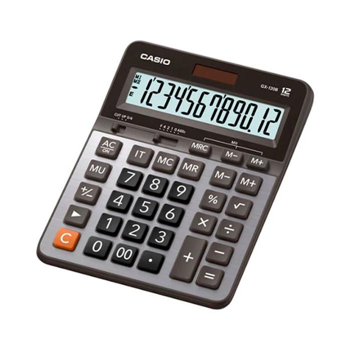 Calculatrice pratique Casio GX-120B
