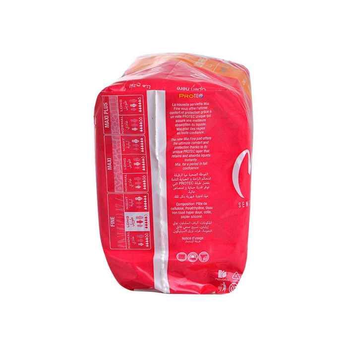 Serviettes hygiéniques ultra fines long x8 - MIA