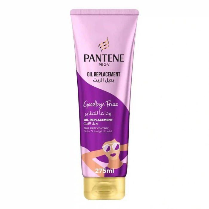 Crème Remplacement d'Huile - PANTENE - Anti-Frizz - 275 ml - Cheveux bouclés - Usage quotidien