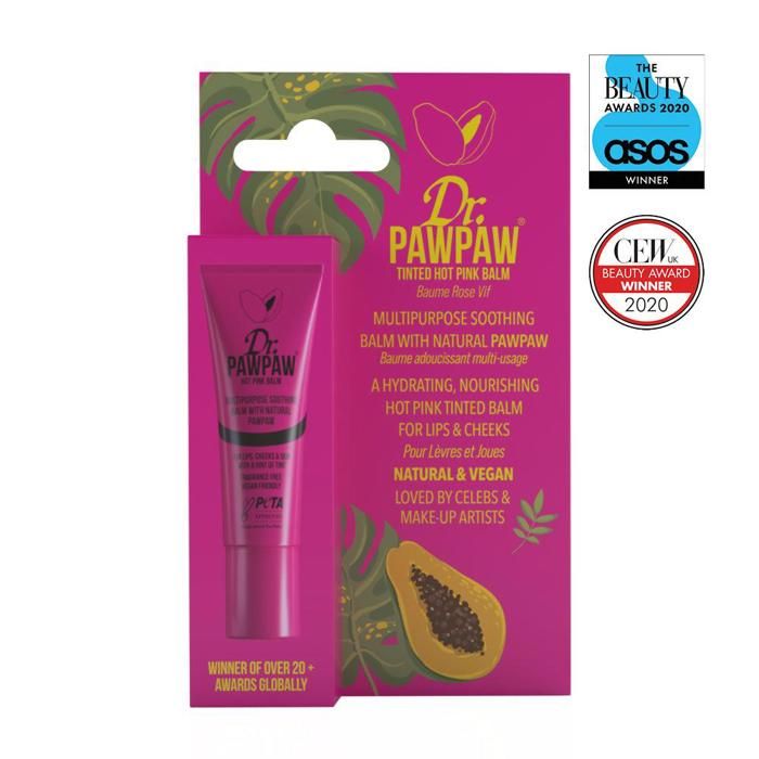 Dr.Pawpaw Baume Teinté Rose Vif, Baume Multitâche 10Ml