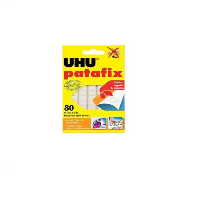 Patafix Putty Uhu Keerpermate Autoadhésif Blanc X 80 Comprimés