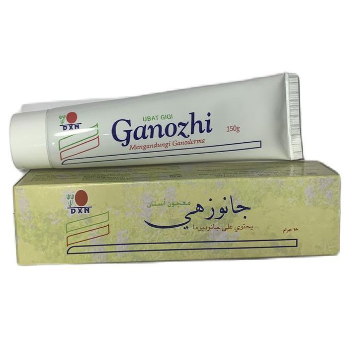 Dentifrice - DXN - Ganozhi - 150g - Sans alcool - Menthol et huile de menthe poivrée