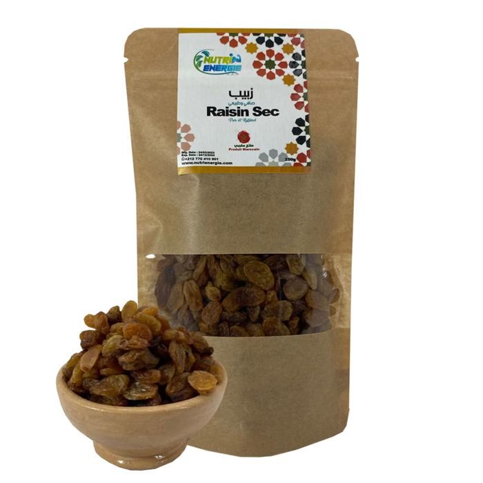 Raisins Secs 100% Pure et Naturelle - 250g - NUTRIENERGIE
