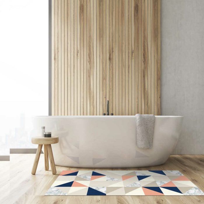 Tapis - DANS MA MAISON - N°6 - 100% vinyle - 190x70 cm - Multicolore - Moderne