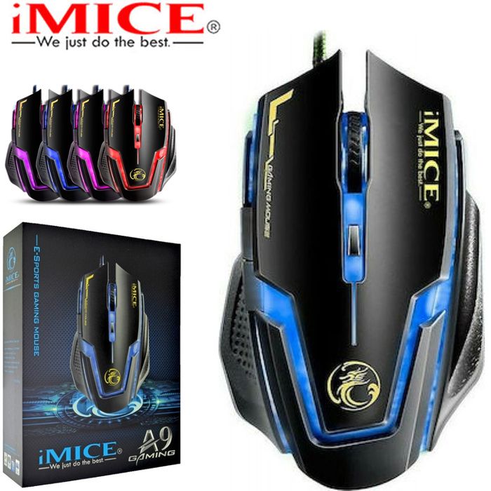 Souris Optique de Jeu Filaire gaming mouse DPI LED USB 1.8 M Haute Sensibilité Pour Ordinateur Portable Pour LOL Dota Joueur
