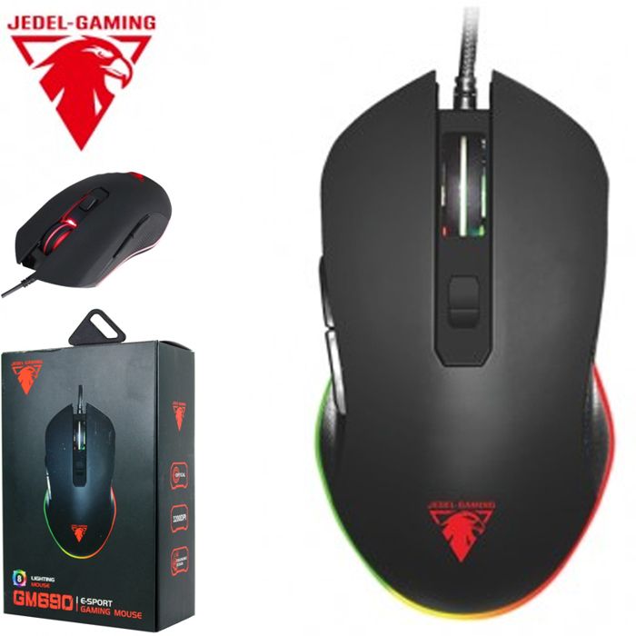 souris Optique de Jeu Filaire gaming pour ordinateur 6D filaire jeu 3200DPI programme définition optique ergonomique Gamer GM690