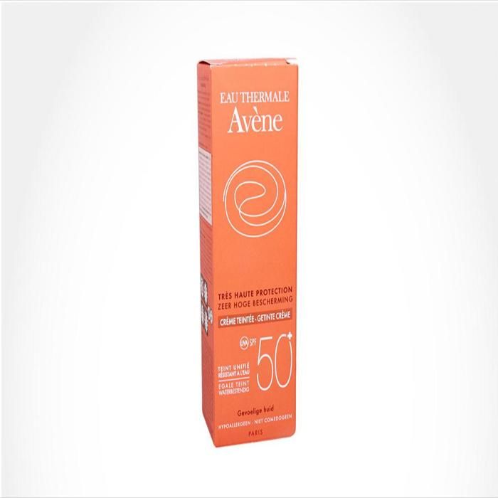 Crème solaire Avène SPF 50 en tube de 50 ml