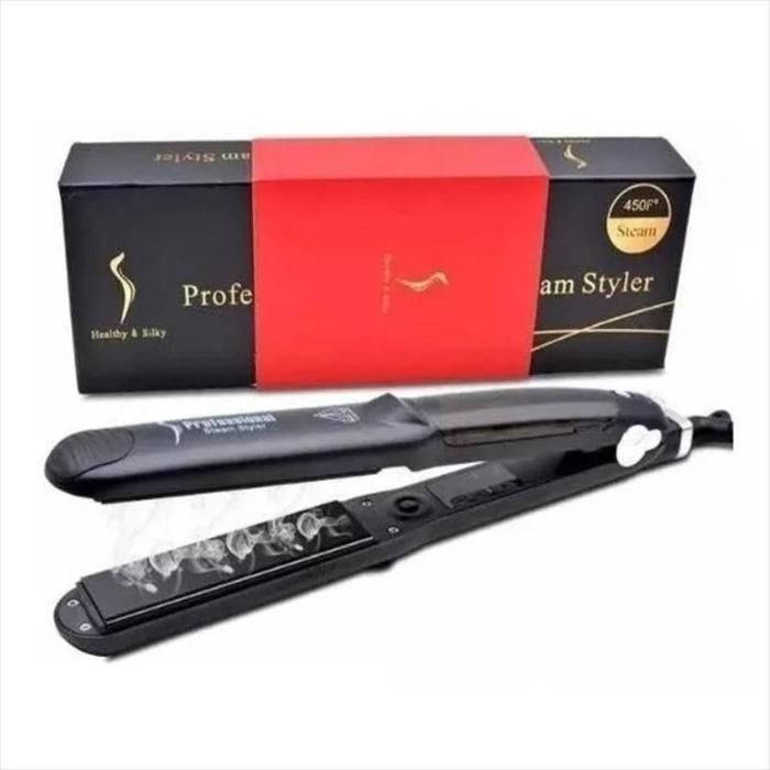 Lisseur cheveux - KR - 088A - Noir - 110V/240V - Plaques en céramique