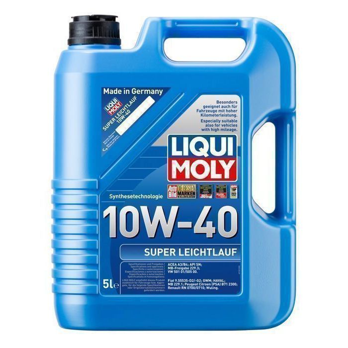 "HUILE SUPER LEICHTLAUF 10 W-40 5L"LIQUI-MOLY