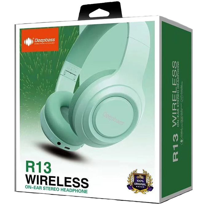 Casque Bandeau Sans Fil Microphone Portable Deepbass R13 écouteurs stéréo de jeu Pour téléphone smartphone