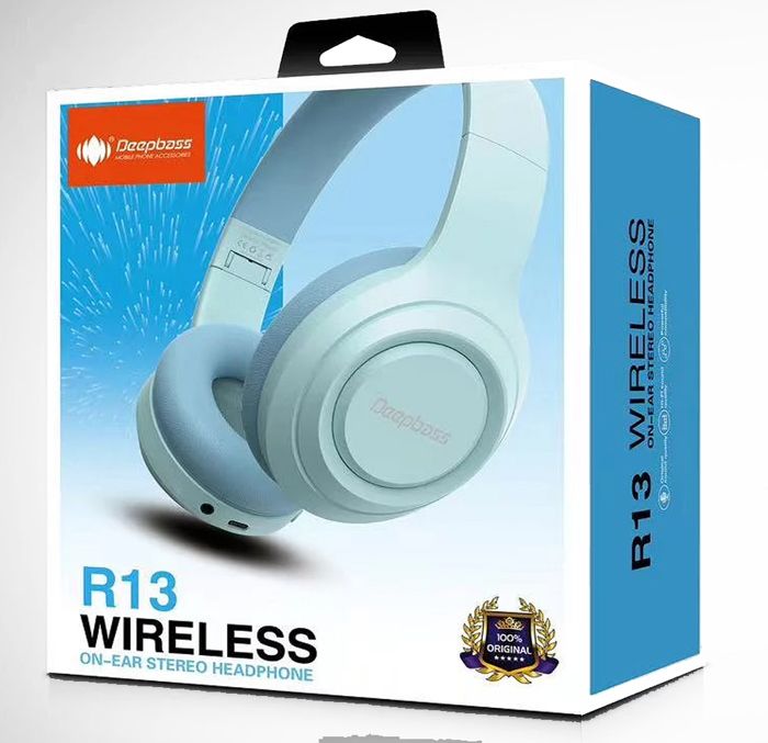 Casque Bandeau Sans Fil Microphone Portable Deepbass R13 écouteurs stéréo de jeu Pour téléphone smartphone