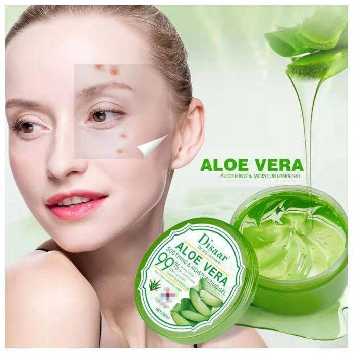 Disaar Gel apaisant et hydratant 300 ml/Gel apaisant à l'aloe vera, gel d'aloe hydratant pour le visage