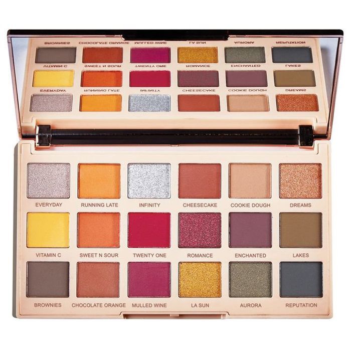 Fard à paupières - Revolution - SOPH X EXTRA SPICE - 18 nuances - Palette dorée - Miroir inclus