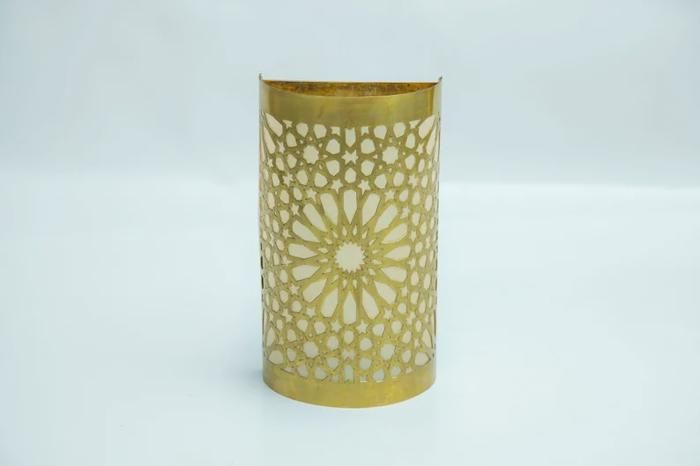 Applique murale en laiton fait main