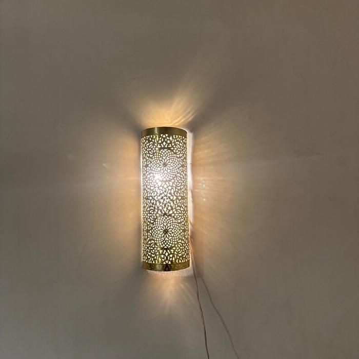 Applique murale en laiton fait main, finition : or, bronze, cuivre, argent