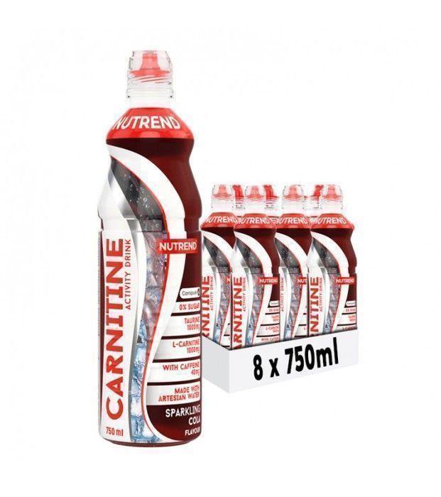 Carnitine - Pack Activity Drink Cola avec Cafeine - 8x750ml