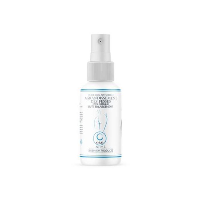 Huile naturelle d'augmentation de taille des fesses et hanches 60 mL