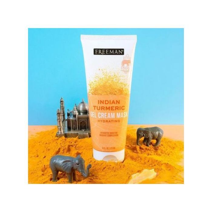 Masque - FREEMAN - Gel Hydratant Safran - Vegan - Pour Peaux Sèches - Équilibrant