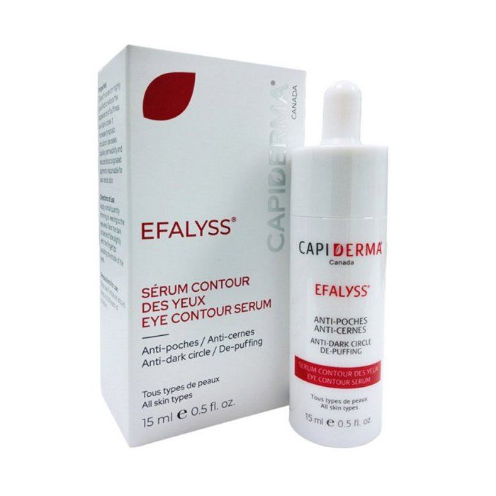 Sérum contour des yeux - CAPIDERMA - Efalyss - 15ml - Sans alcool - Réduit poches et cernes