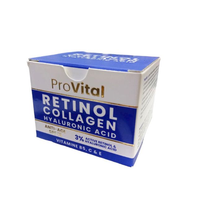 Crème Anti-âge - PRO-VITAL - Pro Vital Creme Retinol - 50ml - Rétinol - Collagène - H.A